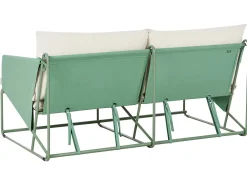 Havesofa 2 personers PONTE Metal Grøn