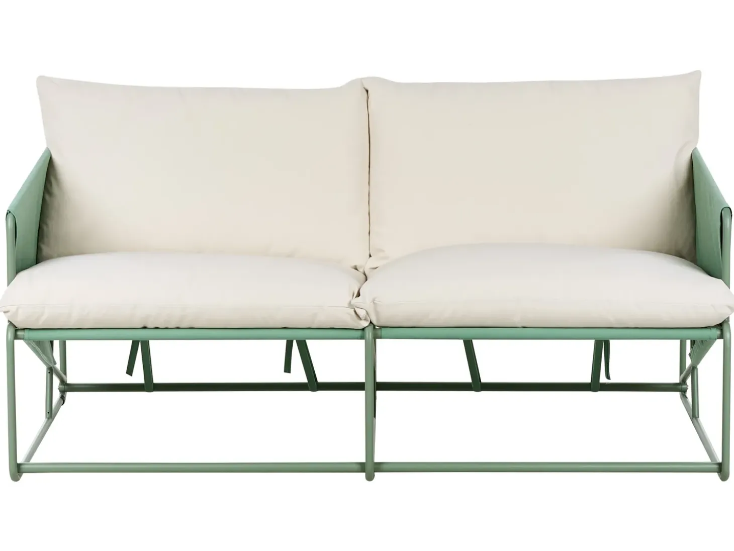 Havesofa 2 personers PONTE Metal Grøn