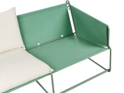 Havesofa 2 personers PONTE Metal Grøn