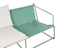 Havesofa 2 personers PONTE Metal Grøn