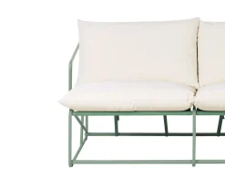 Havesofa 2 personers PONTE Metal Grøn