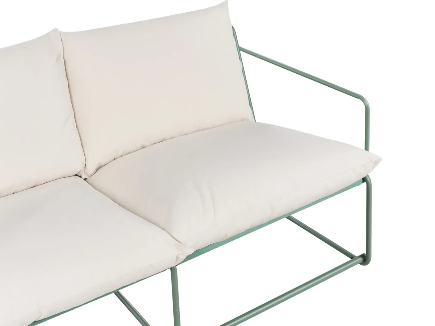 Havesofa 2 personers PONTE Metal Grøn
