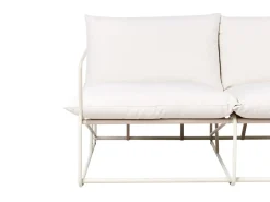 Havesofa 2 personers PONTE Metal Lys Beige