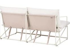 Havesofa 2 personers PONTE Metal Lys Beige