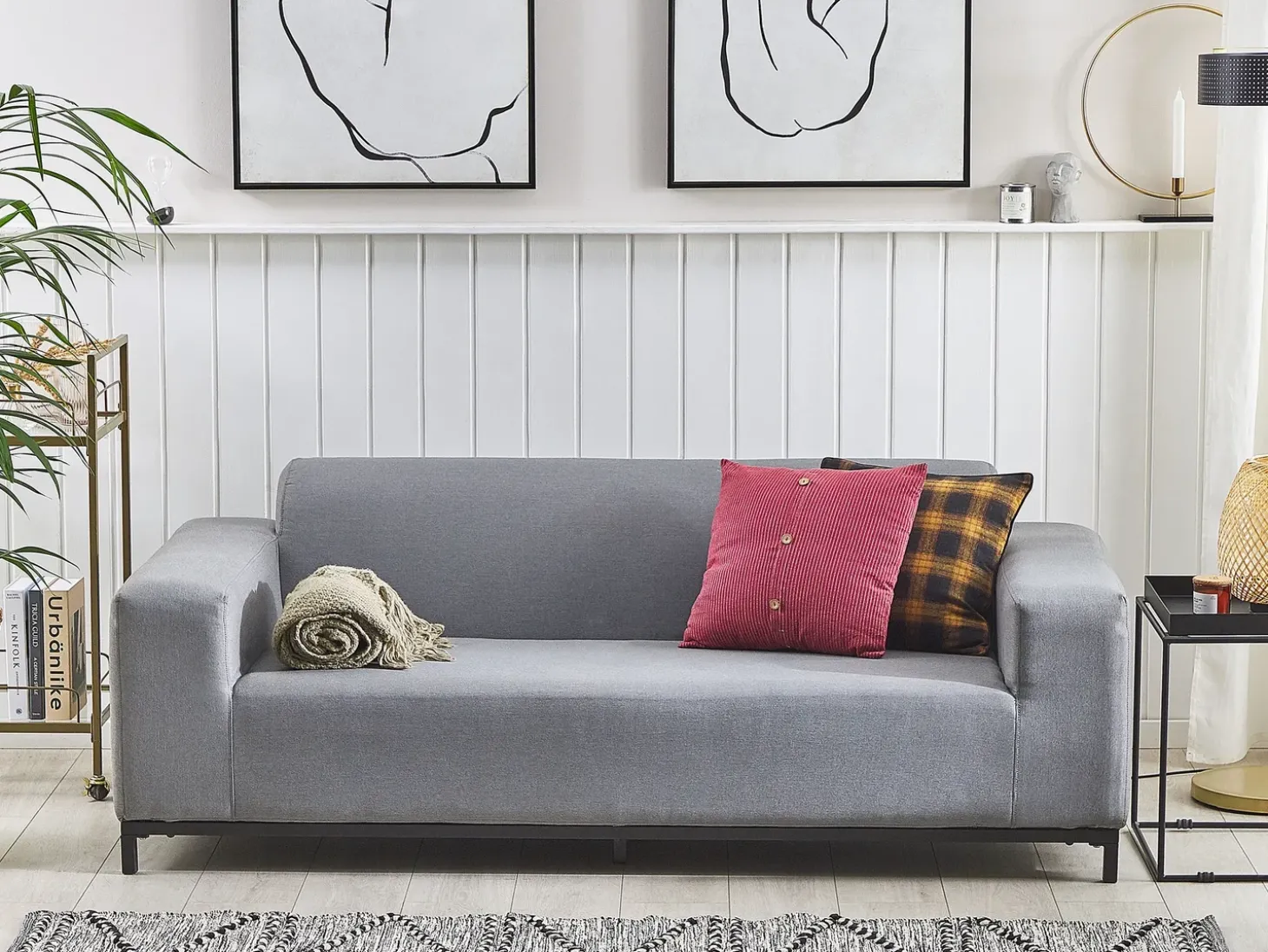 Havesofa 2 personers ROVIGO Grå