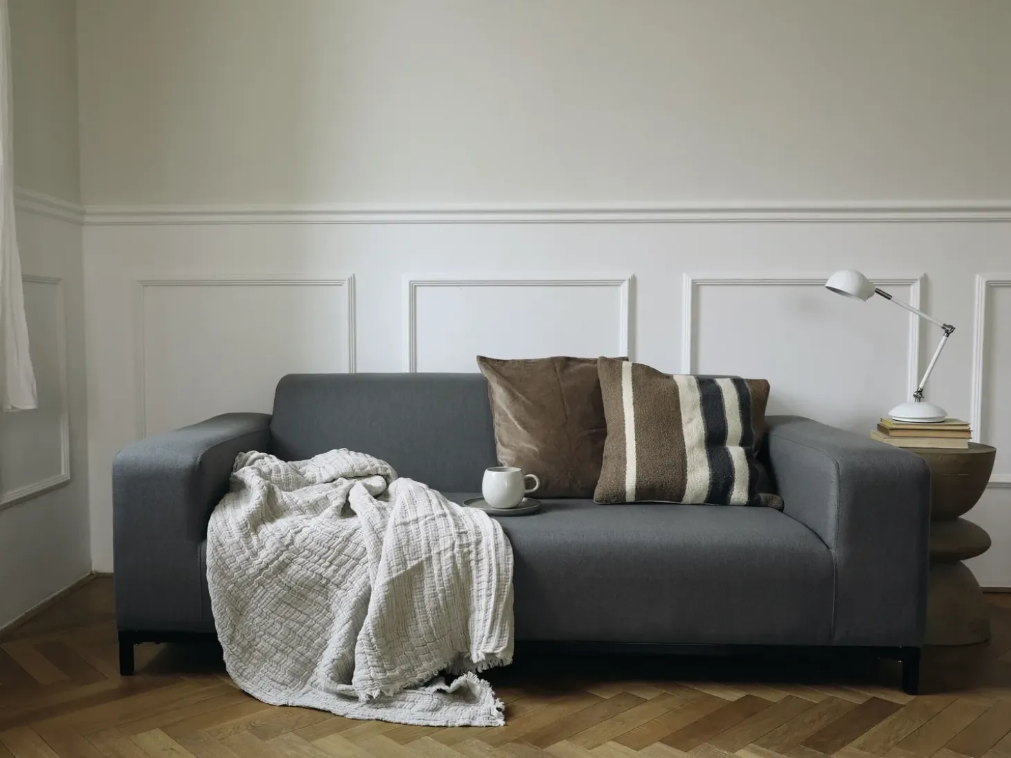 Havesofa 2 personers ROVIGO Grå