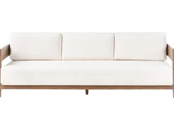 Havesofa 3 personers SAMPIERI Metal Brun
