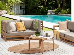 Havesofa 2 personers TRANI Certificeret akacietræ Lysebrun