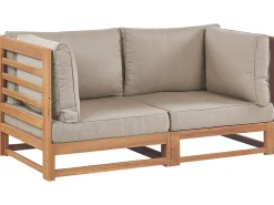 Havesofa 2 personers TRANI Certificeret akacietræ Lysebrun