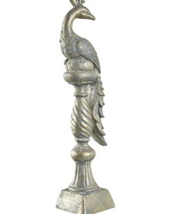 Havestatue HAARBY Påfugl Guld
