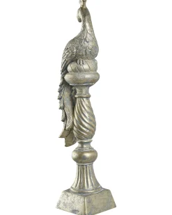 Havestatue HAARBY Påfugl Guld
