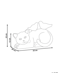 Havestatue KALELA Kat Grå