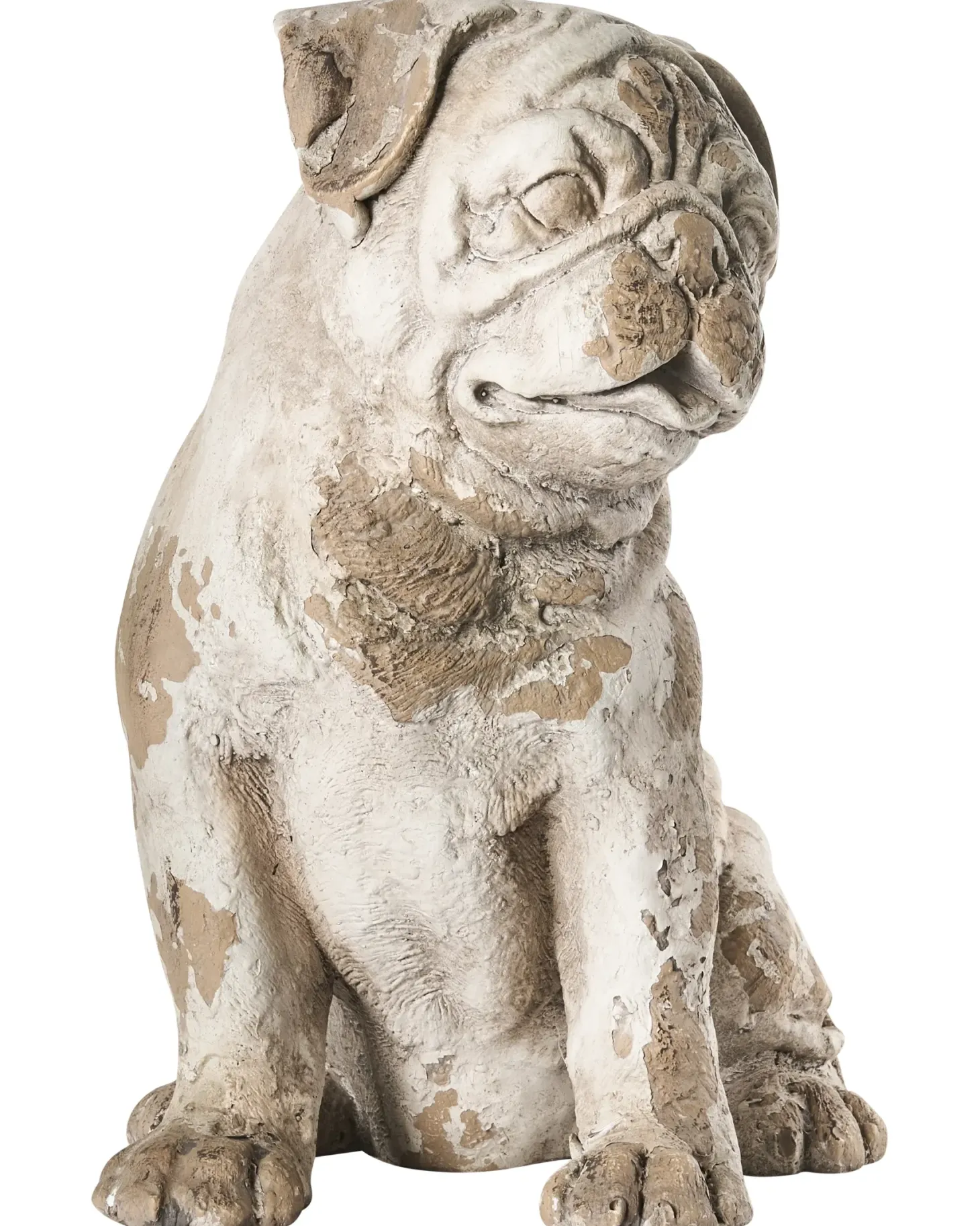 Havestatue SARNANO Hund Beige