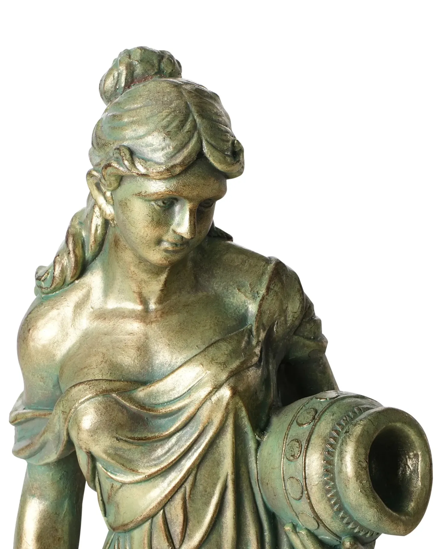 Havestatue TRYPOLIS Kvinde Grøn