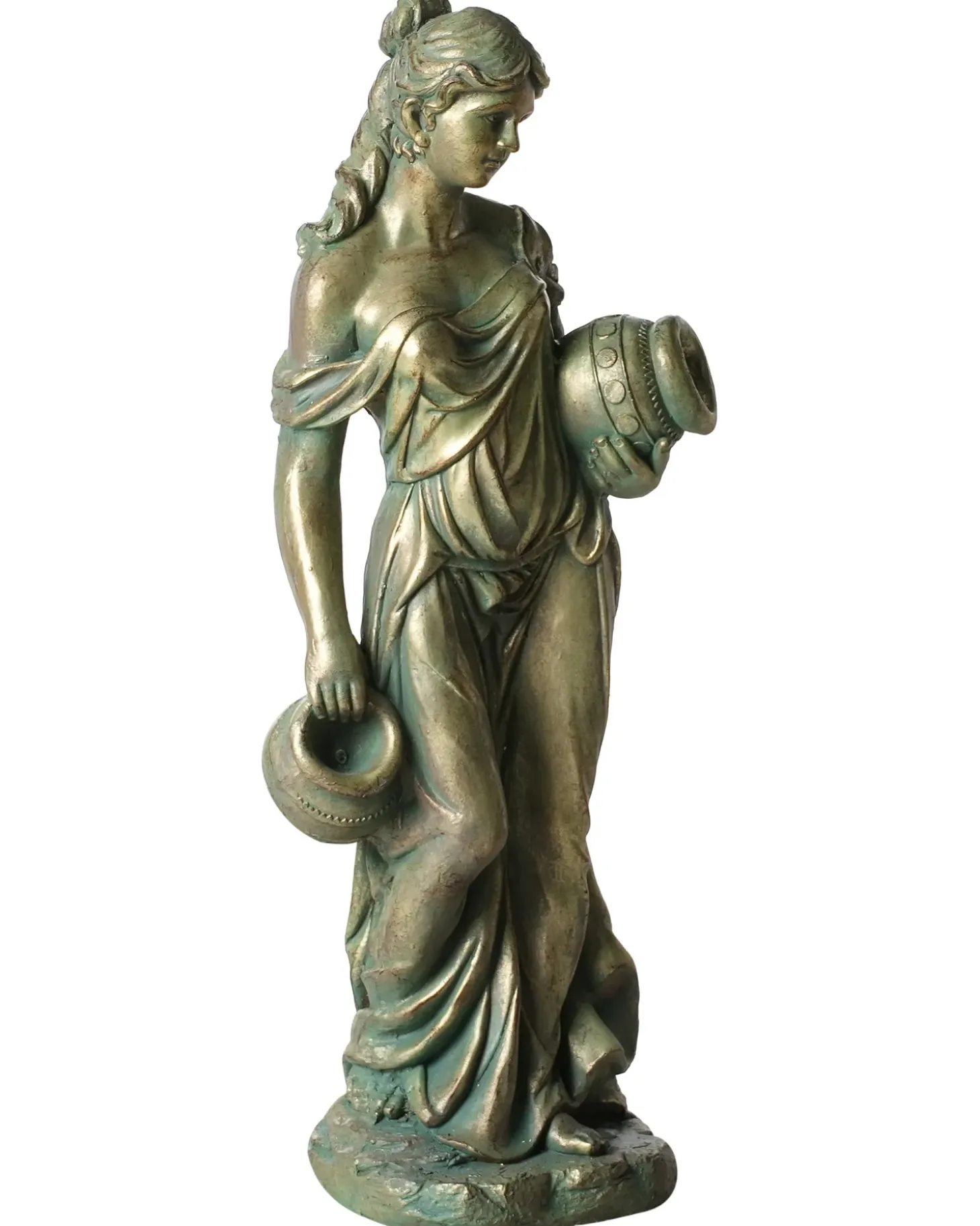 Havestatue TRYPOLIS Kvinde Grøn