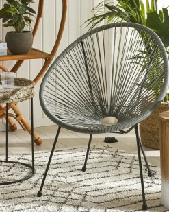 Havestol ACAPULCO II PE-rattan Mørkegrå