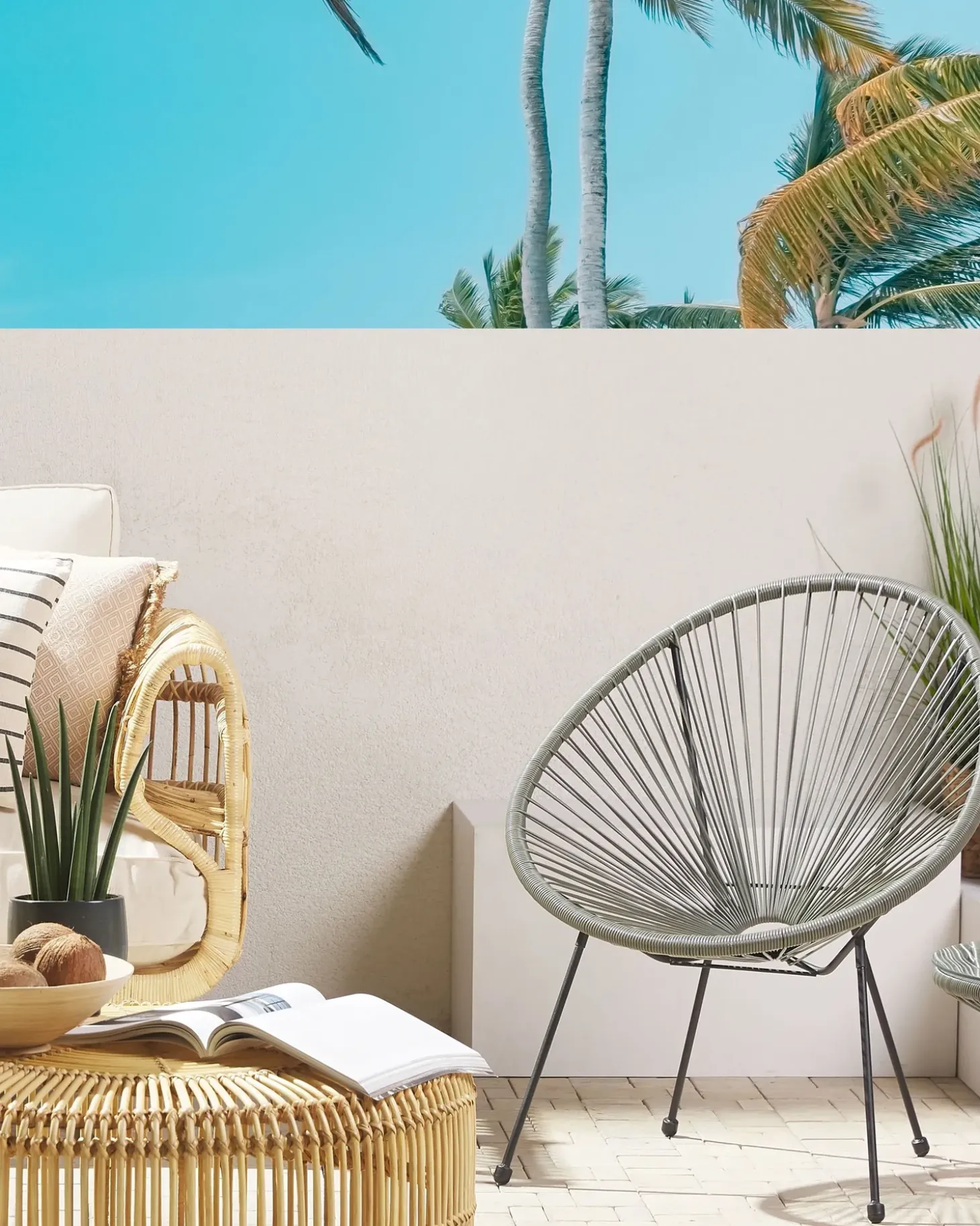 Havestol ACAPULCO II PE-rattan Mørkegrå