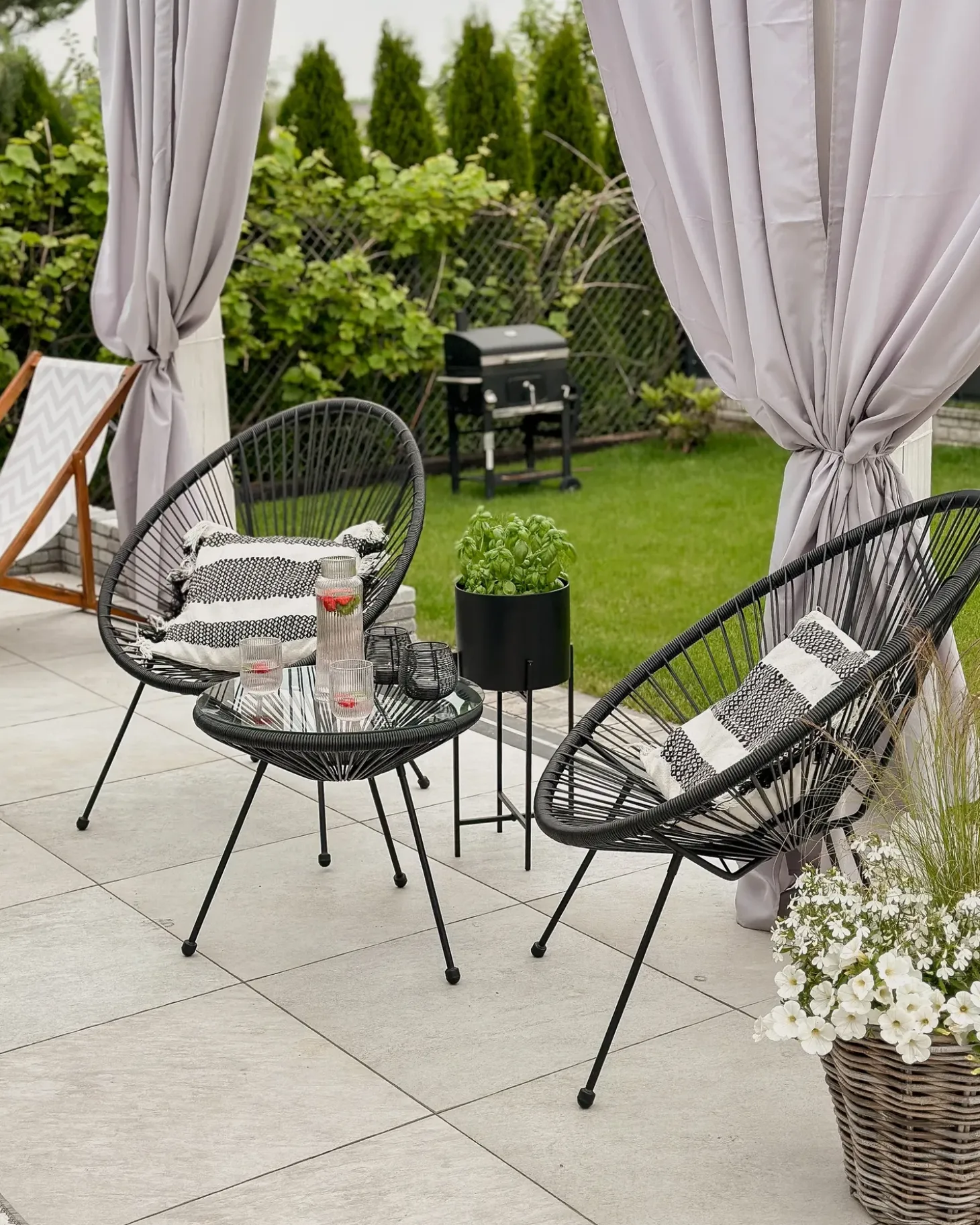 Havestol ACAPULCO II PE-rattan Sort