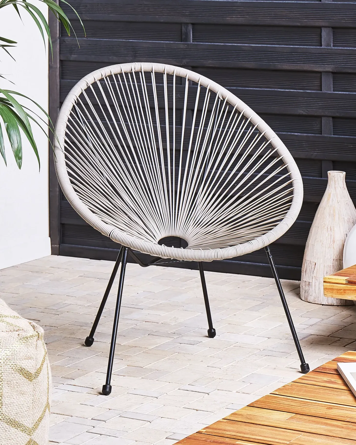 Havestol ACAPULCO II PE-rattan Lysegrå
