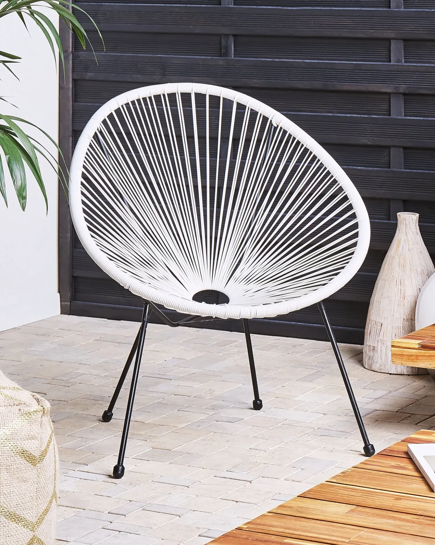 Havestol ACAPULCO II PE-rattan Hvid