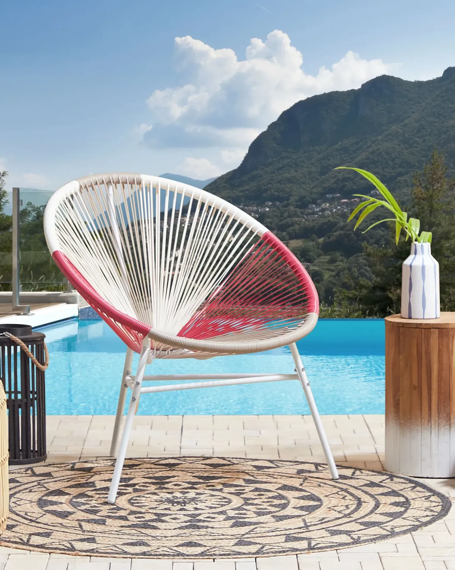 Havestol ACAPULCO PE-rattan Fuchsia