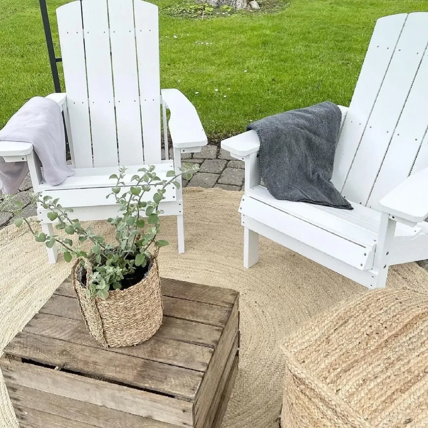 Havestol ADIRONDACK Hvid