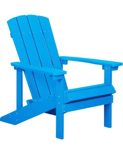 Havestol ADIRONDACK med fodskammel Blå