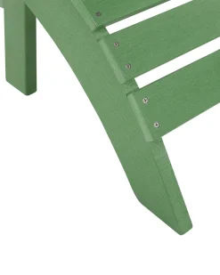Havestol ADIRONDACK med fodskammel Grøn
