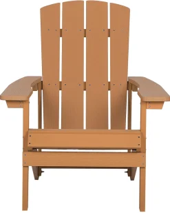Havestol ADIRONDACK med fodskammel Brun
