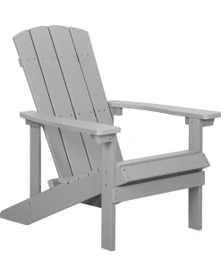 Havestol ADIRONDACK med fodskammel Lysegrå