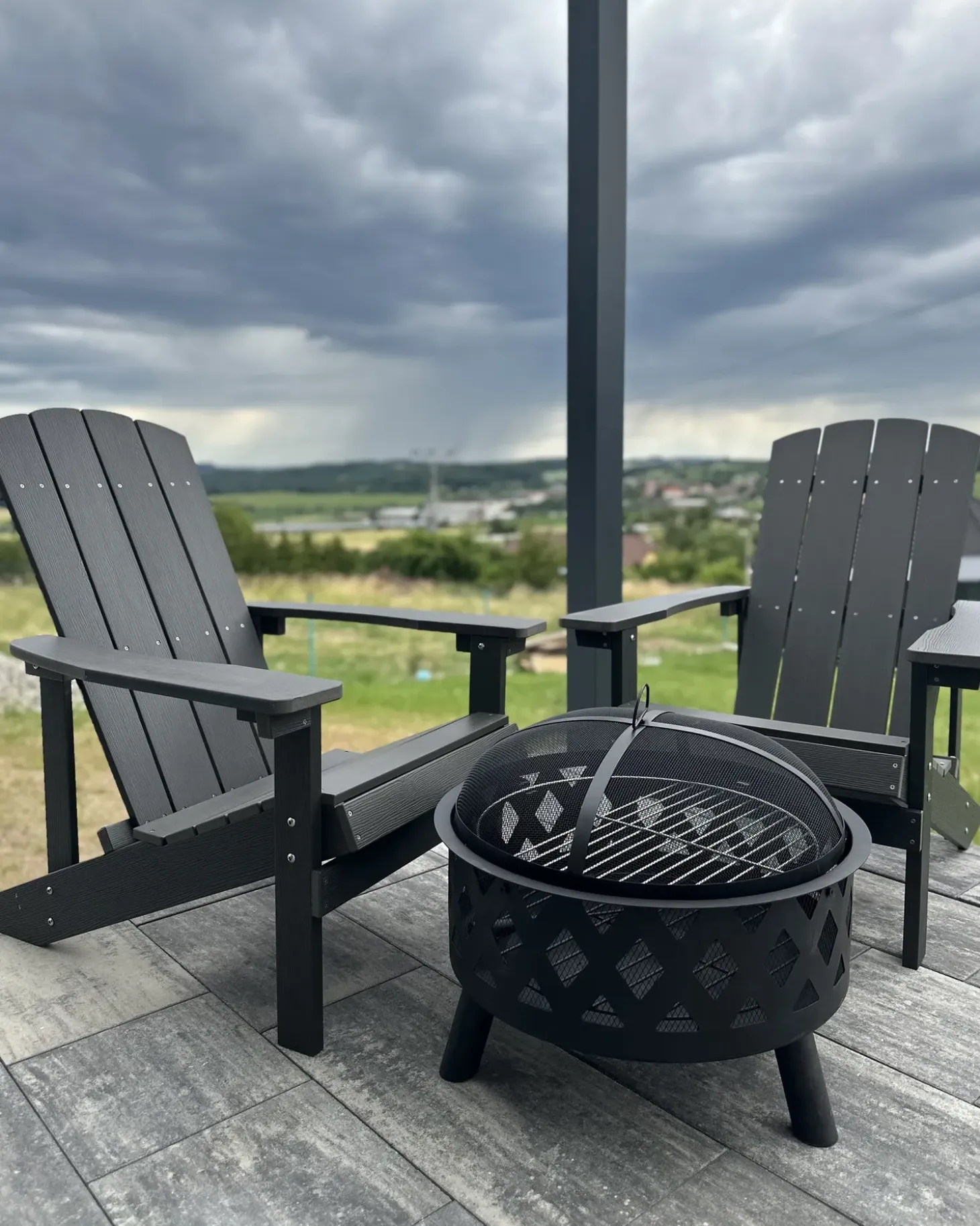Havestol ADIRONDACK Mørkegrå