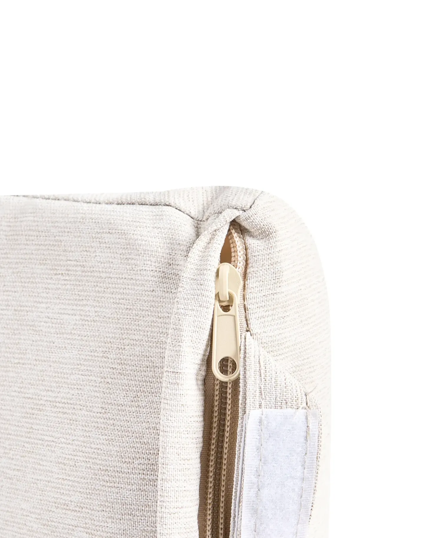 Havestol NIMIS med fodskammel Lys Beige