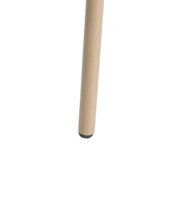 Havestol NIMIS med fodskammel Lys Beige