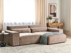 HELLNAR 3 personers Hjørnesofa modul Venstrevendt Lysebrun