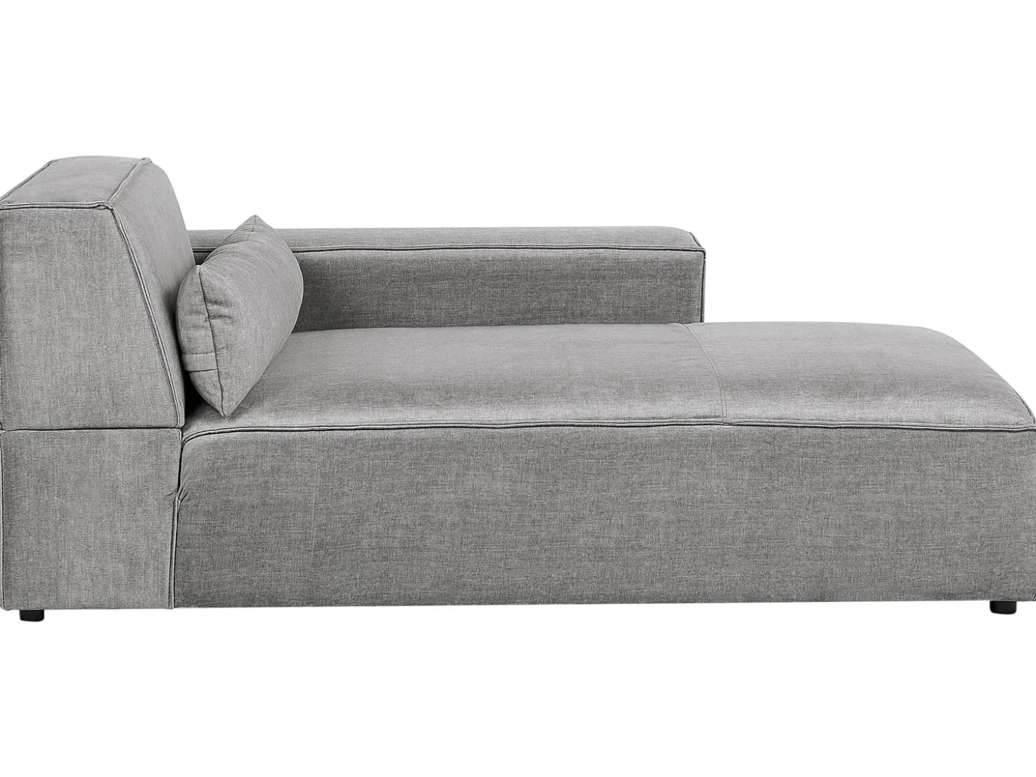 HELLNAR 3 personers Hjørnesofa modul Venstrevendt Grå med fodskammel