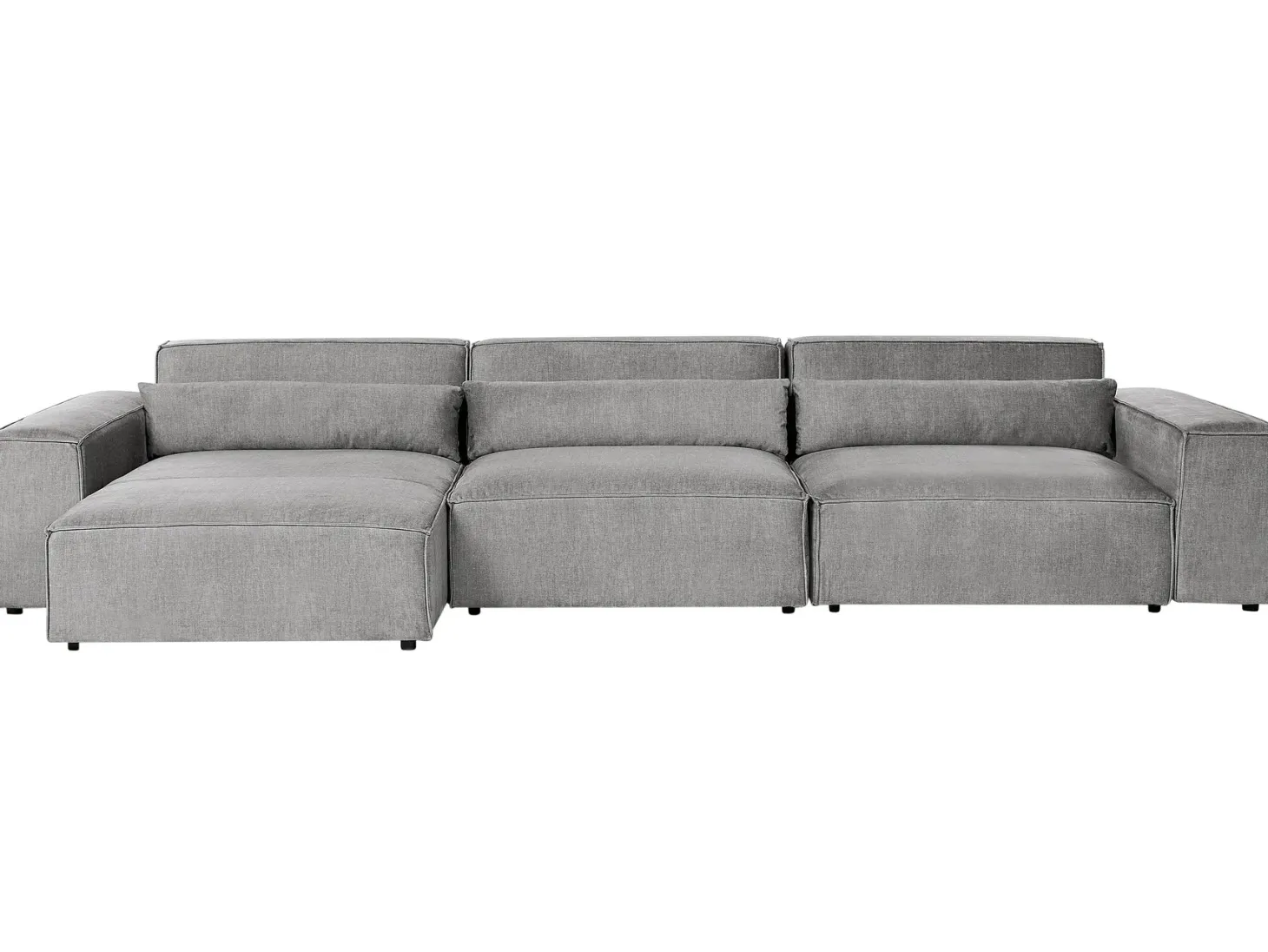 HELLNAR 4 personers Hjørnesofa modul Højrevendt Grå