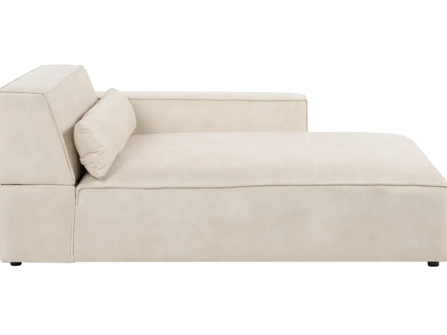 HELLNAR 3 personers Hjørnesofa modul Venstrevendt Lys Beige Velour