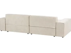 HELLNAR 3 personers Hjørnesofa modul Højrevendt Lys Beige Velour