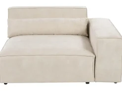HELLNAR 3 personers Hjørnesofa modul Højrevendt Lys Beige Velour