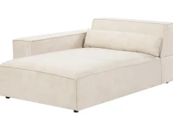 HELLNAR 3 personers Hjørnesofa modul Højrevendt Lys Beige Velour