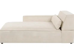 HELLNAR 3 personers Hjørnesofa modul Højrevendt Lys Beige Velour
