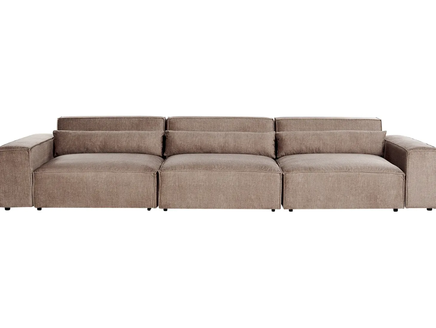 HELLNAR 3 personers Modulsofa Lysebrun