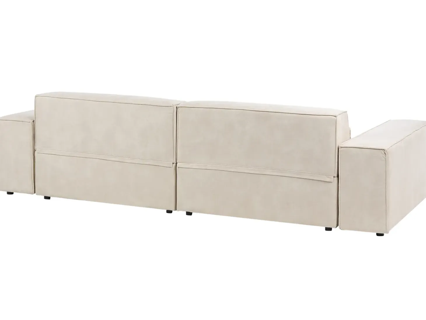 HELLNAR 2 personers Modulsofa Lys Beige Velour