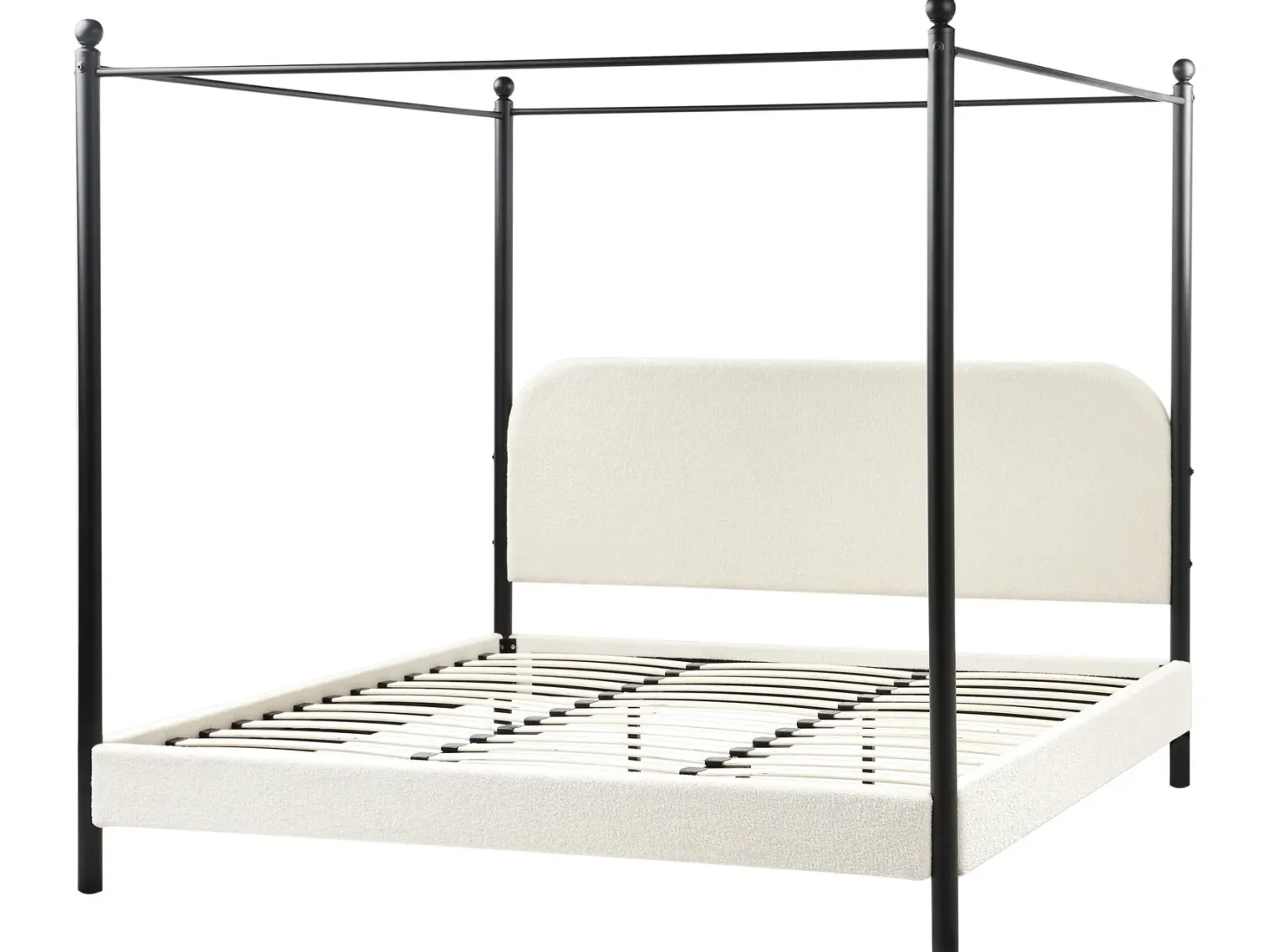 Himmelseng Boucle DANNEMOIS 180 x 200 cm Cremehvid