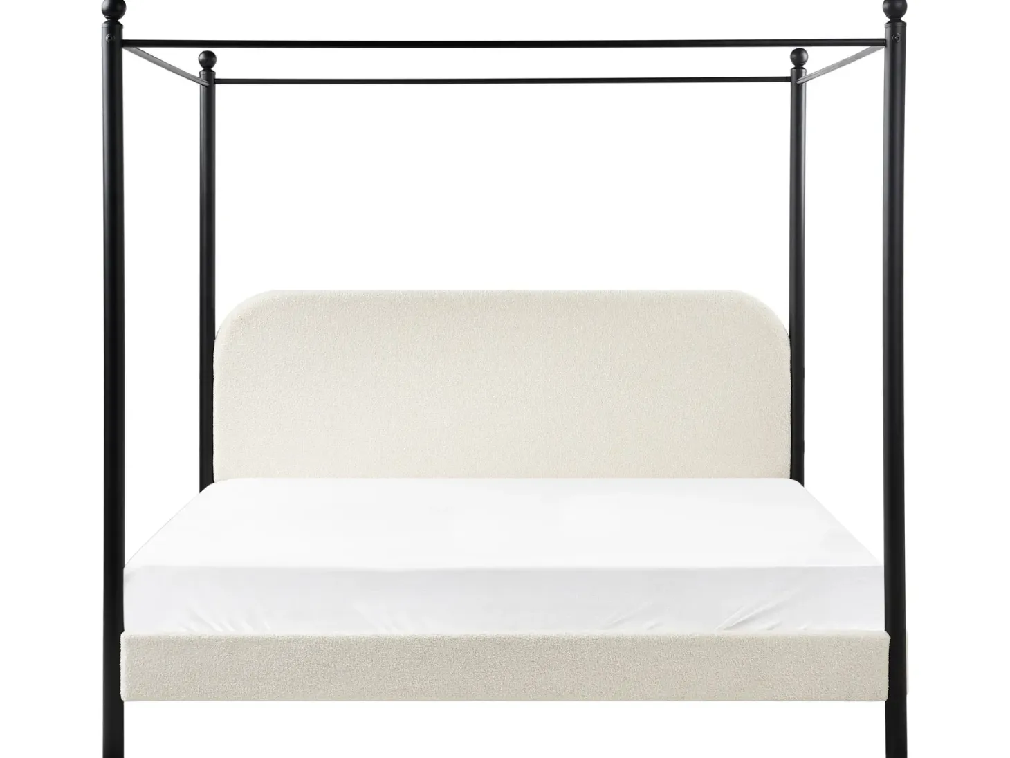 Himmelseng Boucle DANNEMOIS 180 x 200 cm Cremehvid