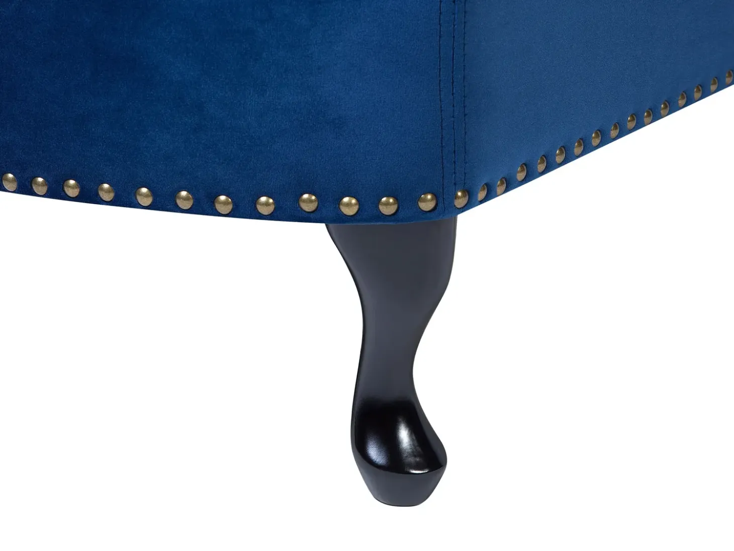 Højrevendt chaiselong NIMES Velour Navy Blå