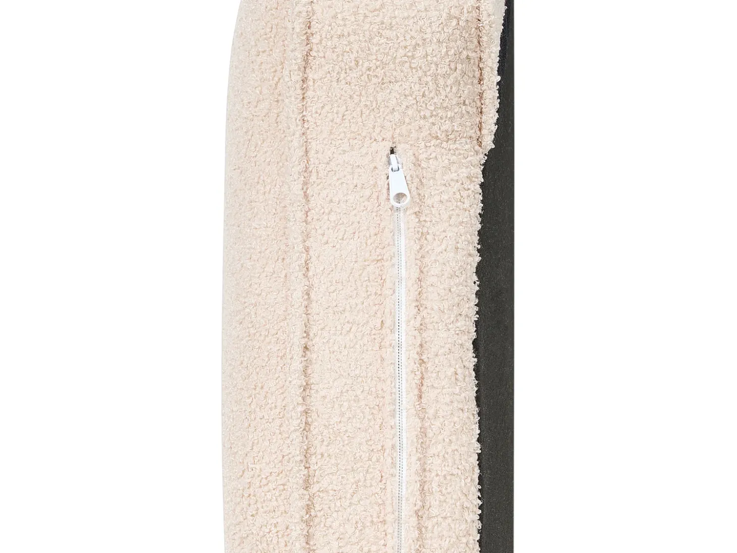 Højrevendt chaiselong ALLIER Boucle Lys Beige