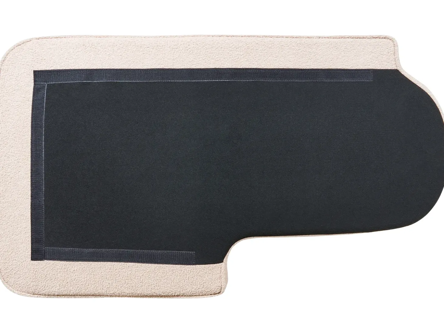 Højrevendt chaiselong ALLIER Boucle Lys Beige
