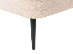 Højrevendt chaiselong ALLIER Boucle Lys Beige