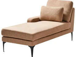 Højrevendt chaiselong EWRON Boucle Sand Beige